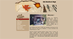 Desktop Screenshot of oldmedfordhigh.org