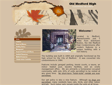 Tablet Screenshot of oldmedfordhigh.org